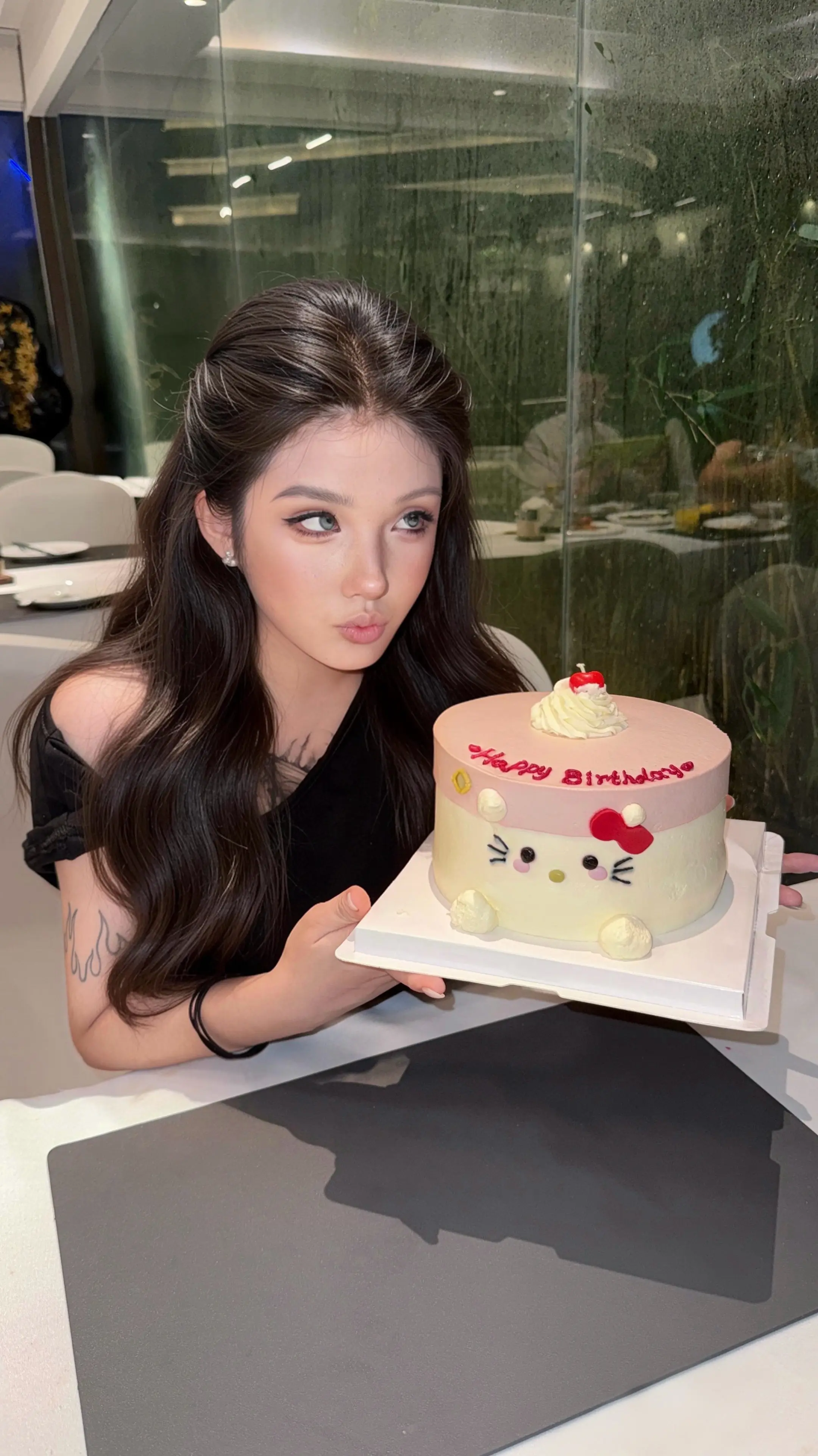 今年没祝我生日快乐。
