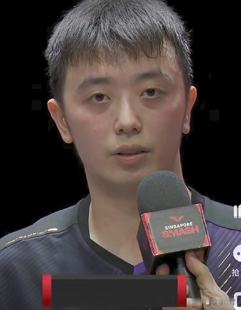 2026WTT新加坡大满贯 陈垣宇3比1卡尔德拉诺的内场采访🎤
陈垣宇：我觉得