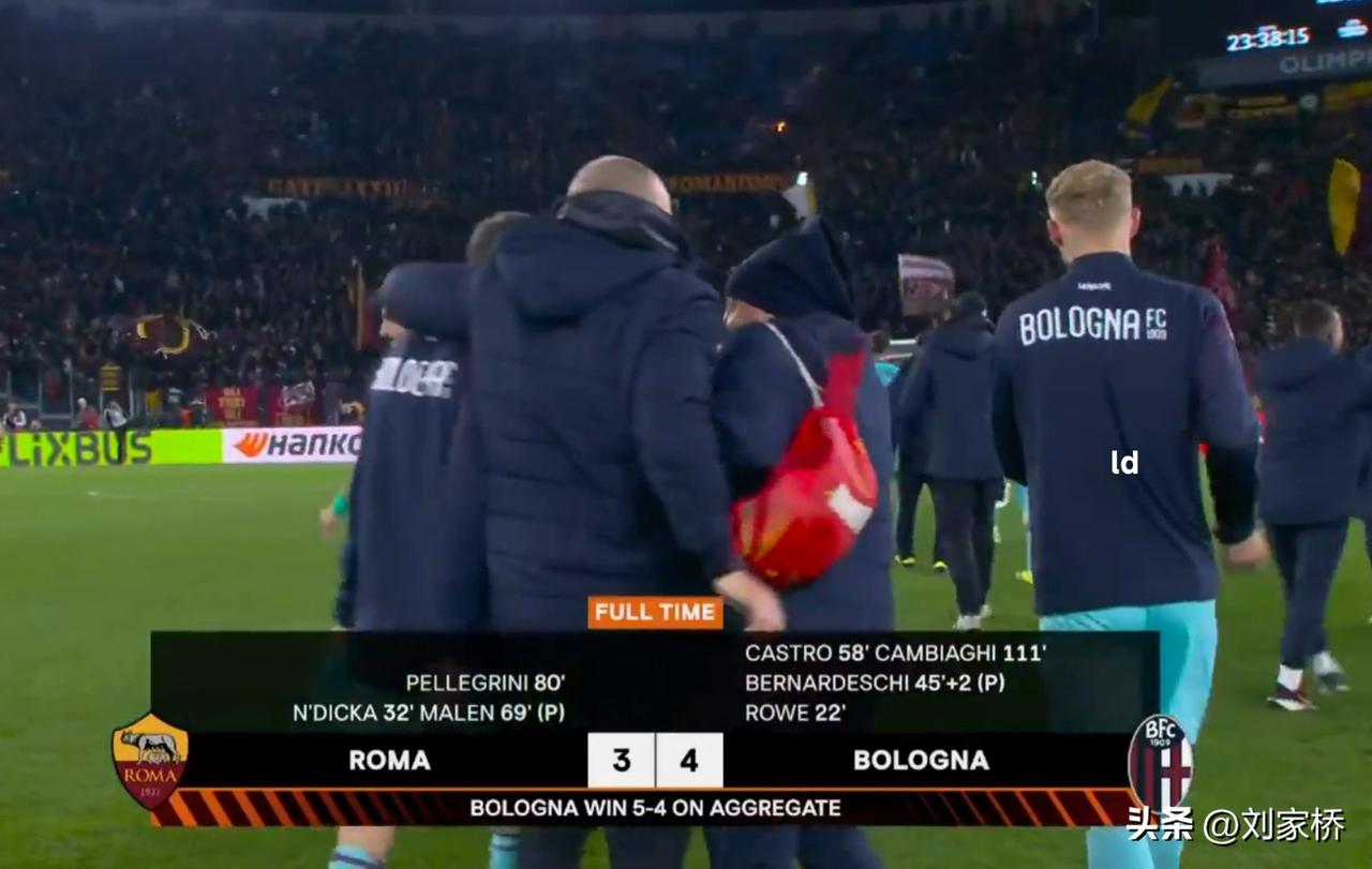 贝纳德斯基好样的！

在今晨结束的欧联杯1/8决赛次回合比赛中，博洛尼亚客场4: