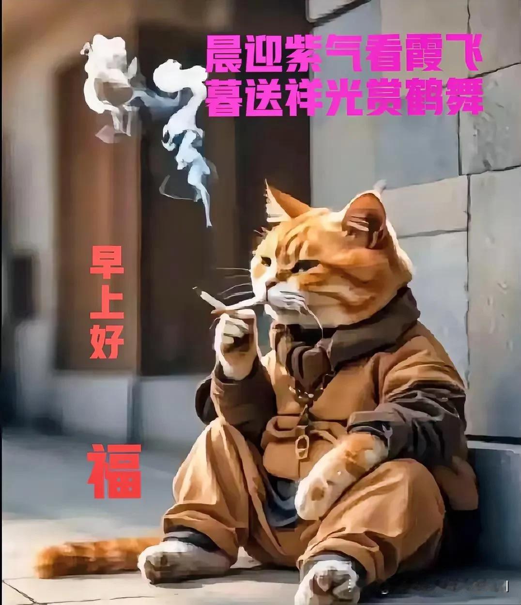 晨迎紫气看霞飞
暮送祥光赏鹤舞
[福]
晨迎紫气看霞飞
夏纳轻风赏美景
[福]