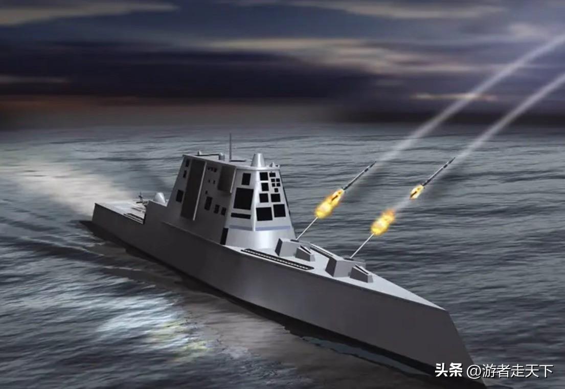 美国最先进驱逐舰的主炮有多猛？朱姆沃尔特级驱逐舰是美国造价最高，也是火力最猛的驱