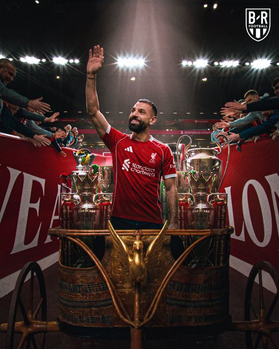 萨拉赫宣布，在为利物浦效力九个精彩赛季后，他将在今年夏天离开红军。埃及国王告别！