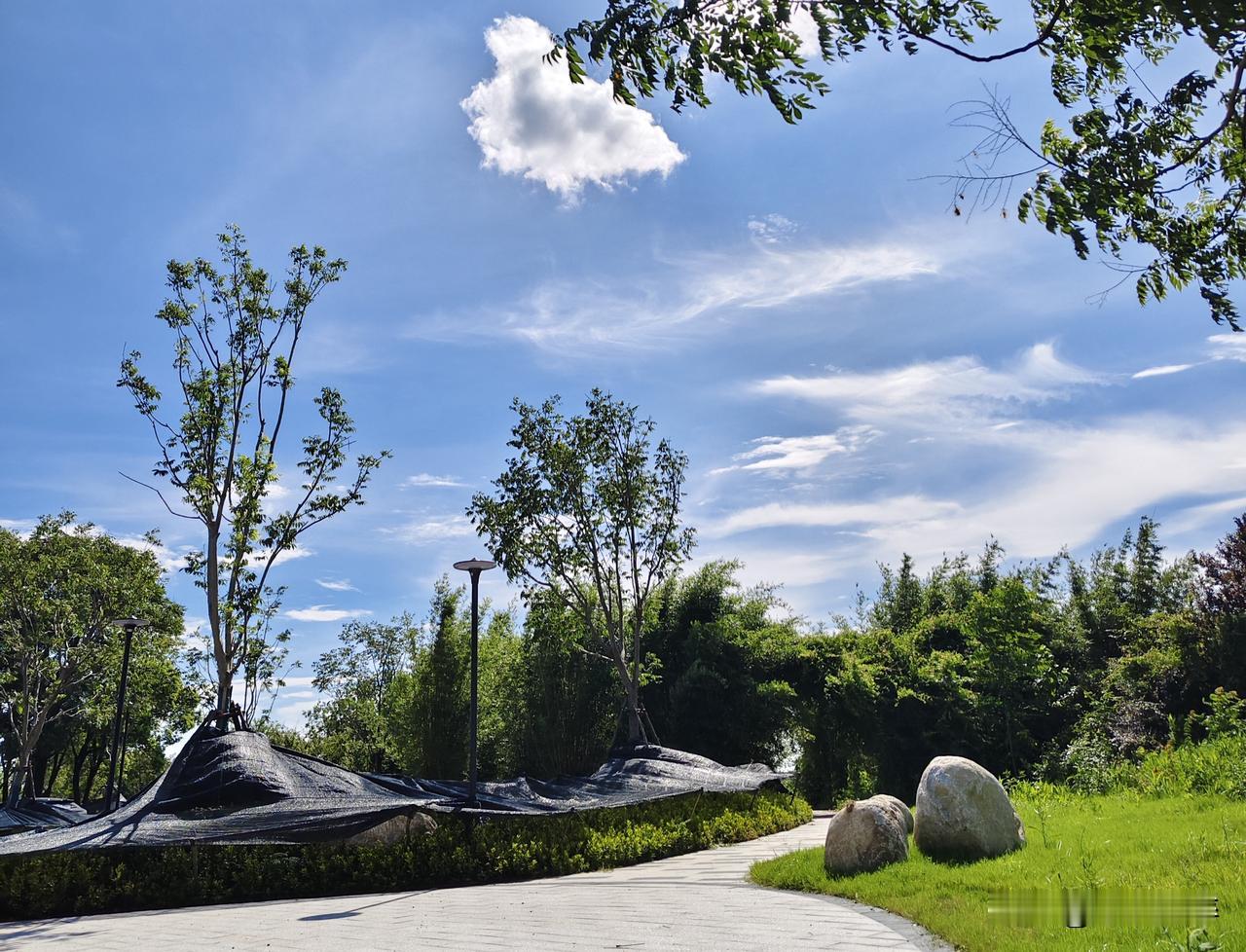 人生有缺憾才更美，
准备离开某地风景更绚丽。

往日里平淡无奇的环湖路，怎么感觉