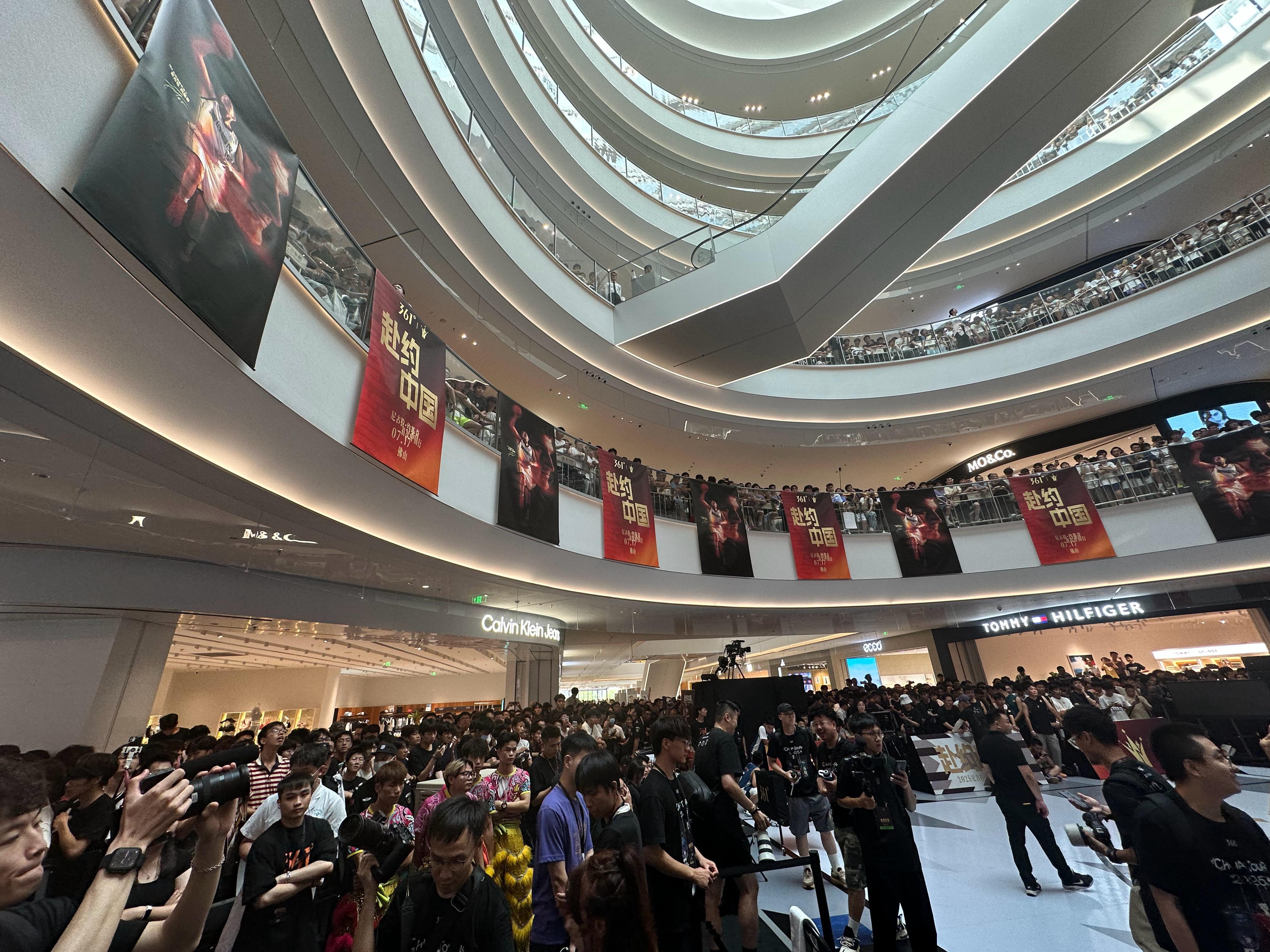 这么多人嘛？[笑cry]赴约中国2025约基奇中国行  ​​​