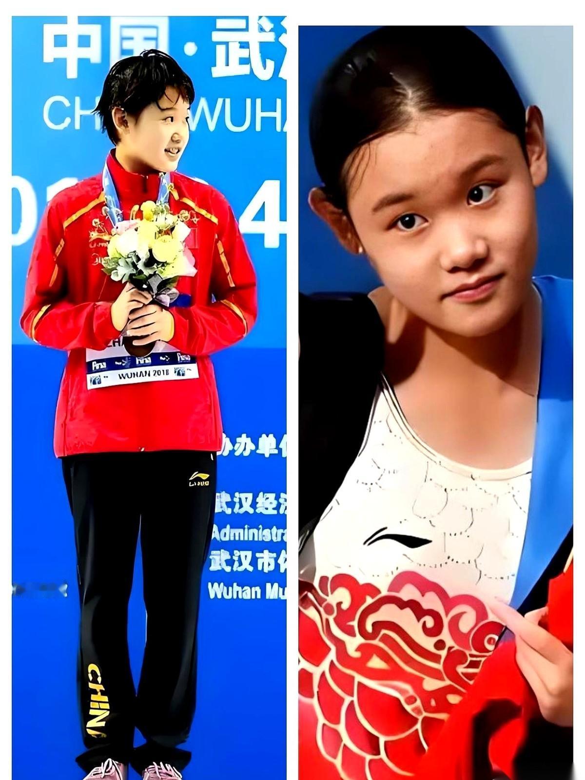 十米台跳下来，那水花，还没我扔个硬币大。
真的，我当时就跟我老公说，这金牌除了张