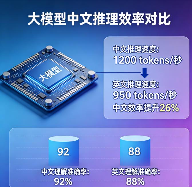 偶尔看到一篇文章，说大模型在处理英文和中文时，处理英文要多消耗40%的词元，这就
