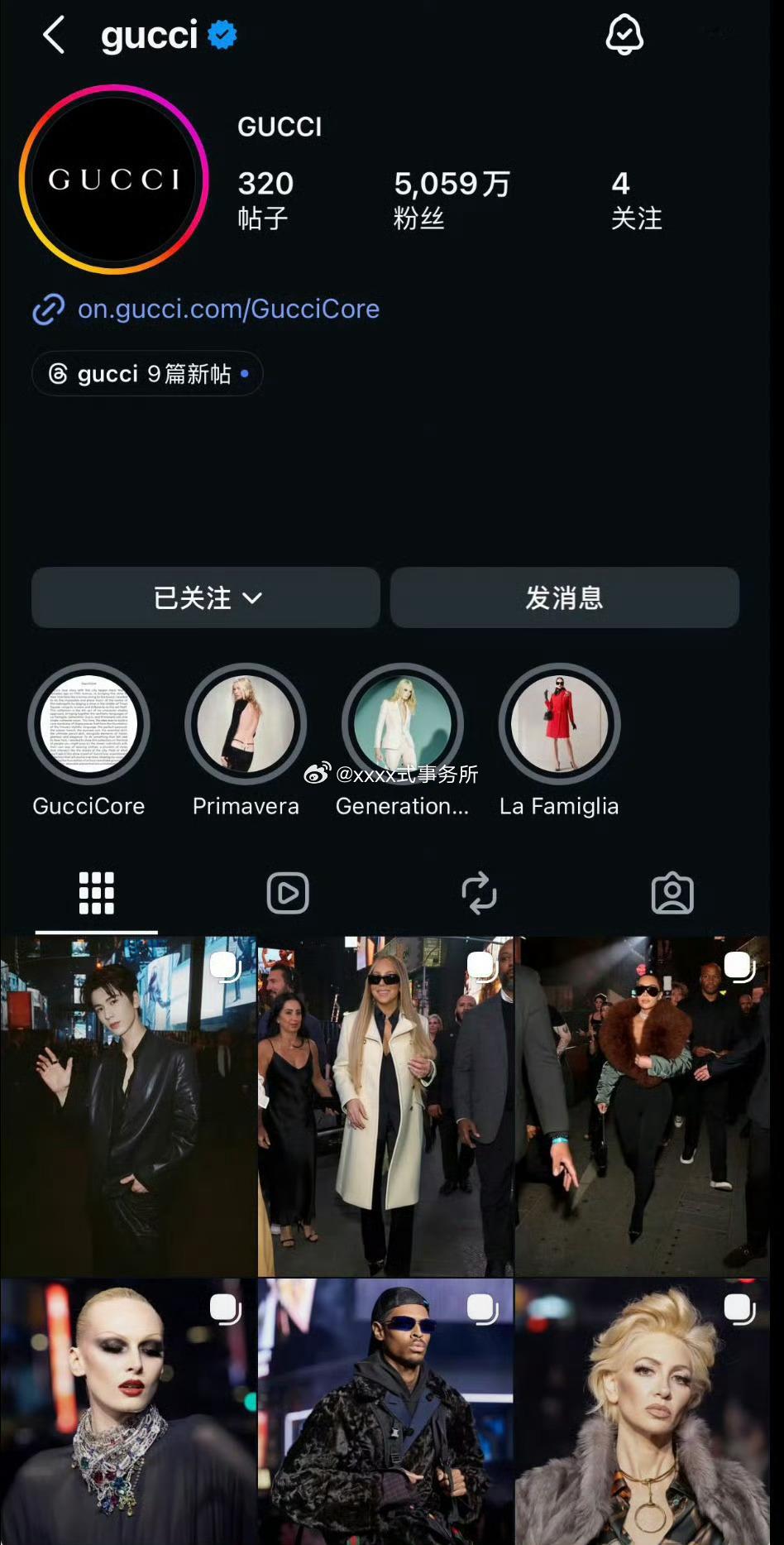 张凌赫Gucci外网认领，封面首图牛姐，金卡戴珊并排领衔封面林赛罗韩和萌德都在他