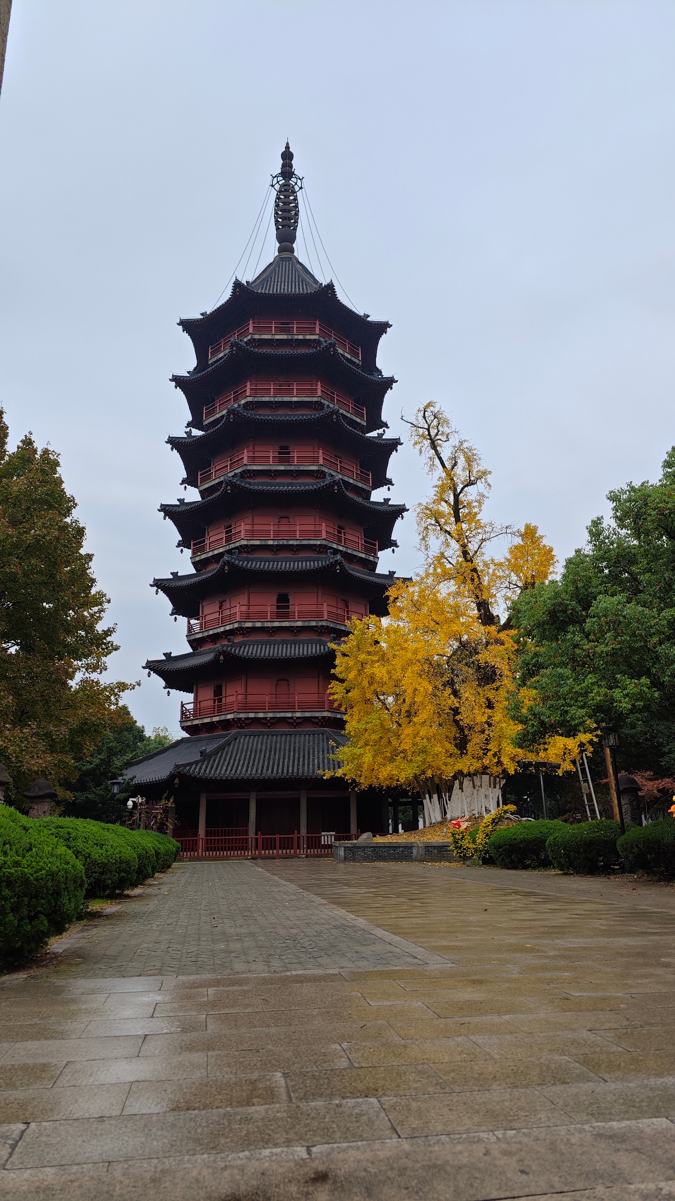 湖州飞英塔，特别好。塔套塔，可以登上最高层。外塔内壁一圈木楼梯，逐层而上，微恐高