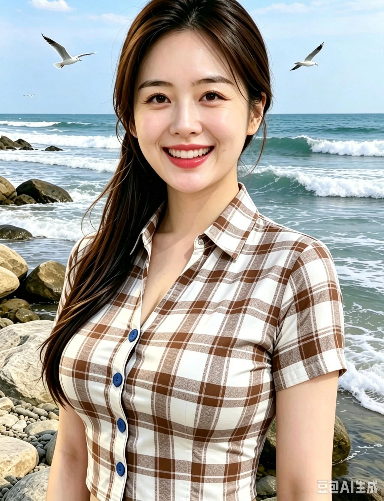 听浪涛轰鸣，礁石海岸的短暂出逃
 
海浪撞击礁石的轰隆声最先闯入耳朵，我赶在午后