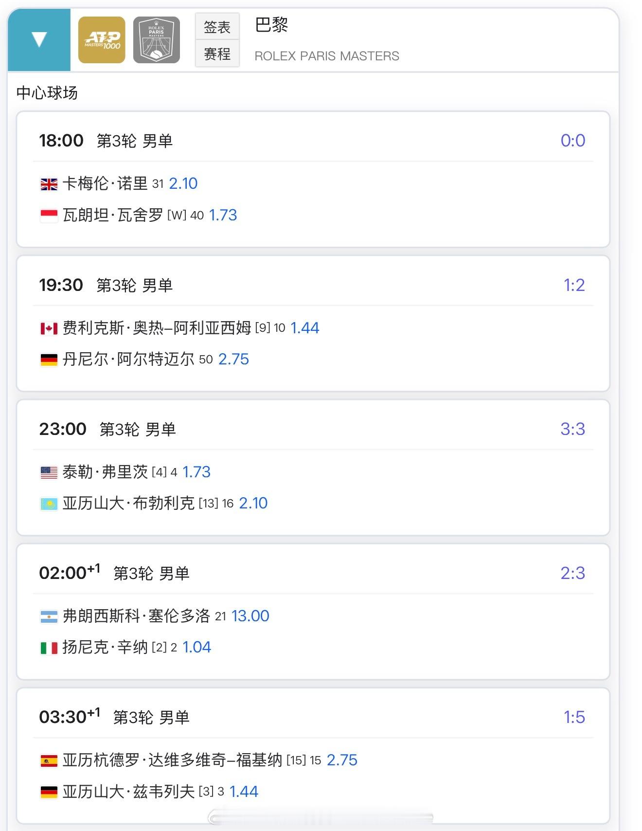 【10.30比赛赛程+直播赛程】[手指比心][手指比心][手指比心]14:00张