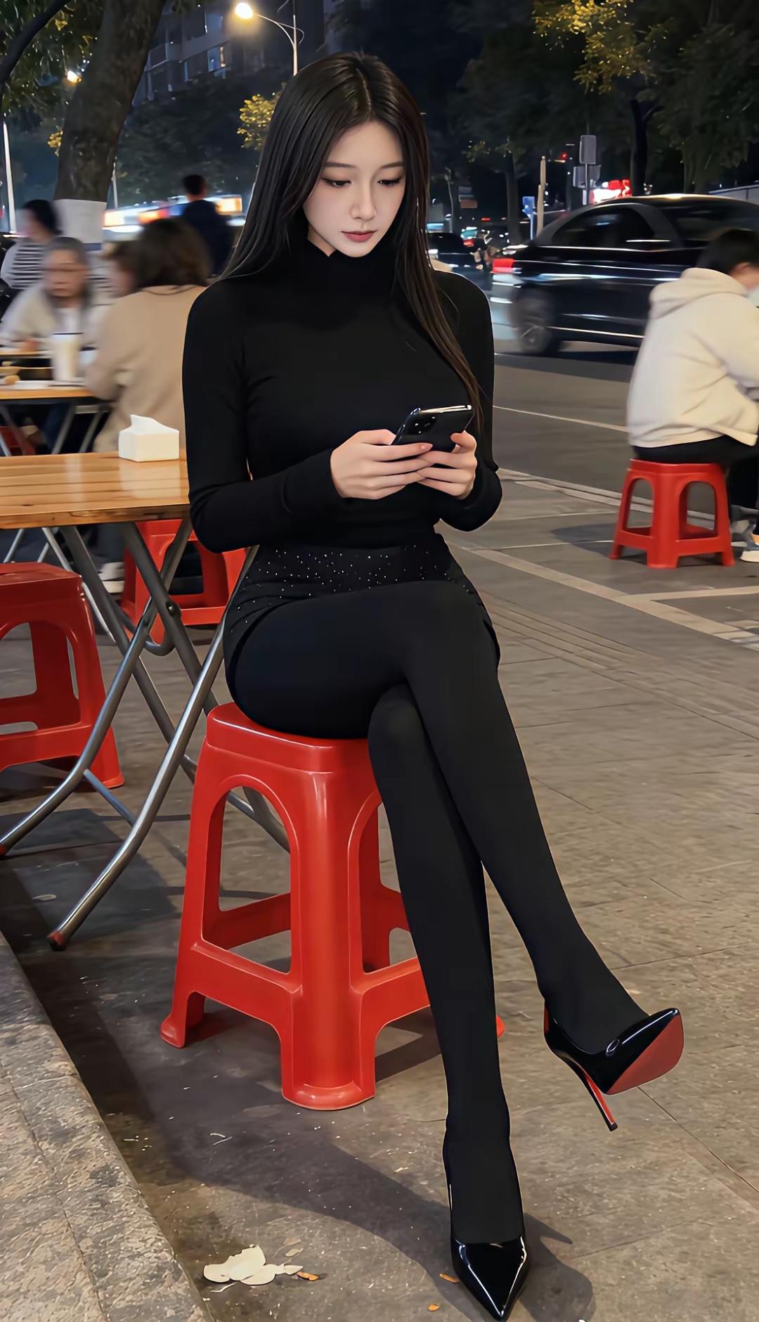 夜色阑珊，灯火阑珊处。