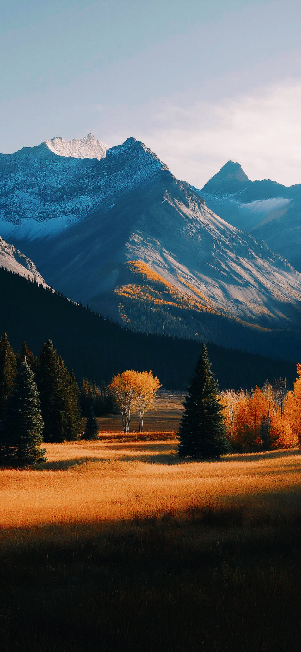 景色我好喜欢，晨光在叶脉上散步，露水正收集昨夜星星的梦。风经过时，山谷轻轻翻了个