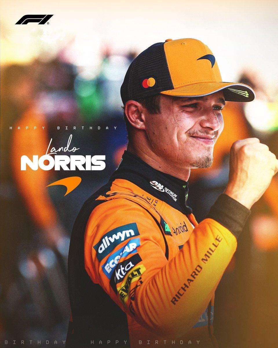 今天是兰多·诺里斯的26岁生日！🎂