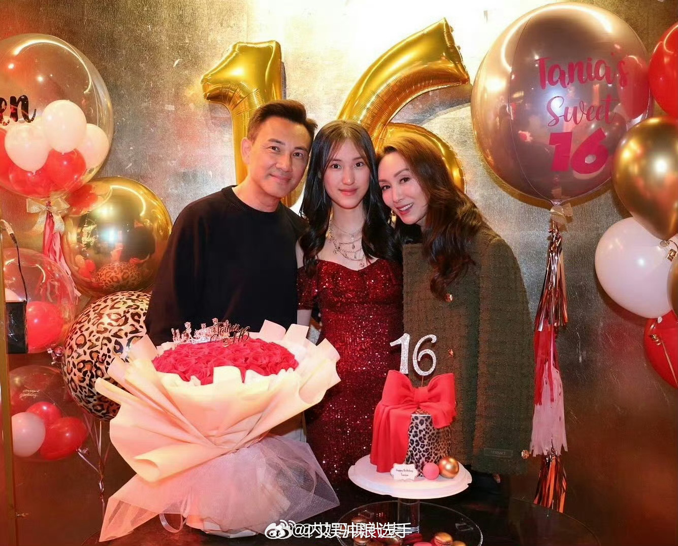 郭可盈夫妇为16岁女儿庆生郭可盈16岁女儿身高 郭可盈夫妇为16岁女儿庆生，林天