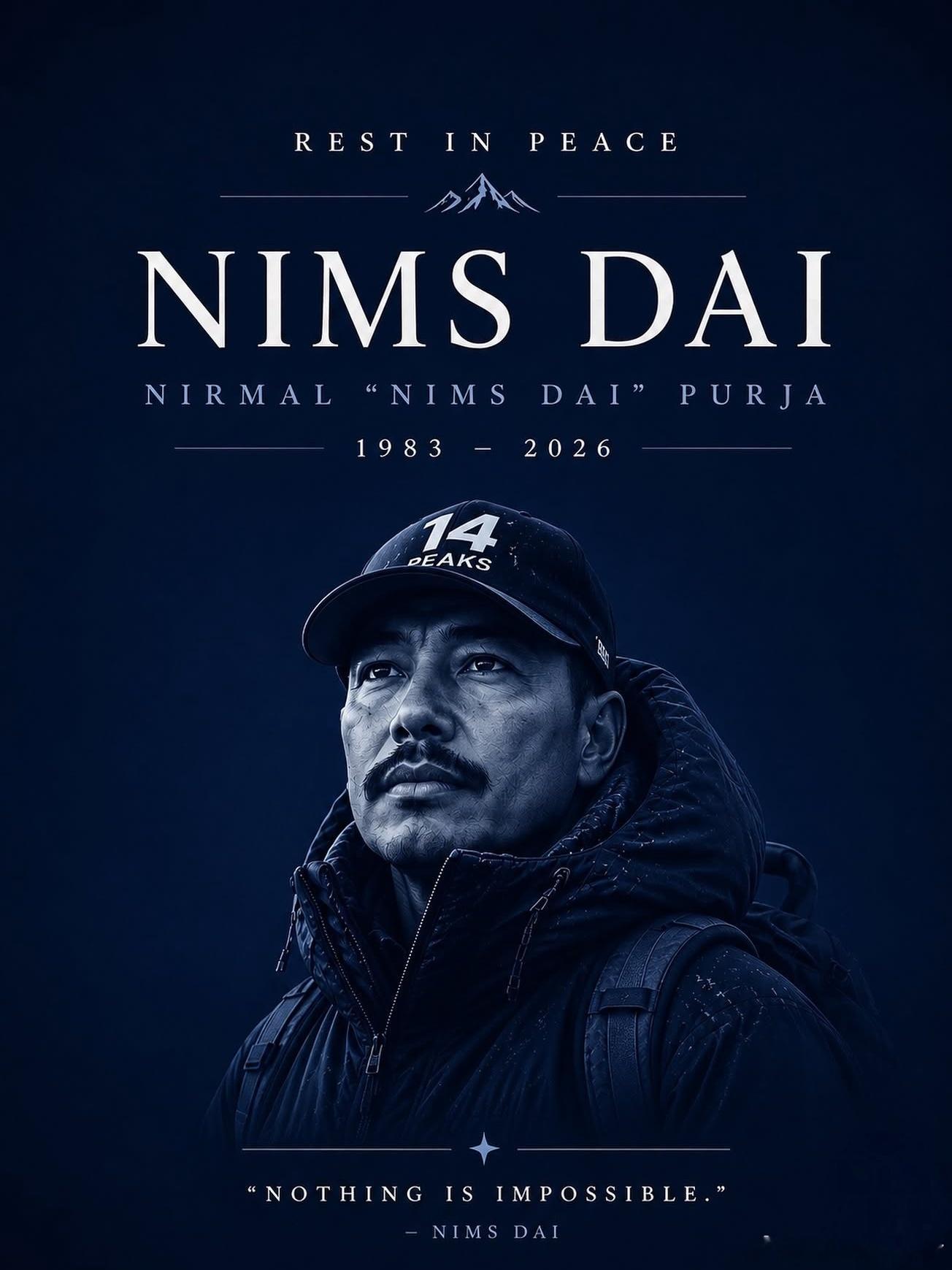 本周四，巴基斯坦布罗德峰突发雪崩，著名登山家 Nirmal Purja 与另外九