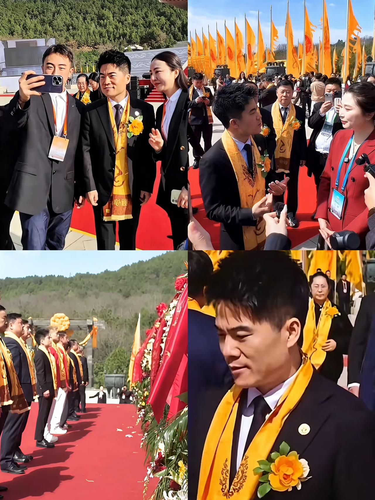 今日清明，董宇辉赶回陕西参加公祭轩辕黄帝典礼，看着既欣慰又心疼。

刚结束广西丝