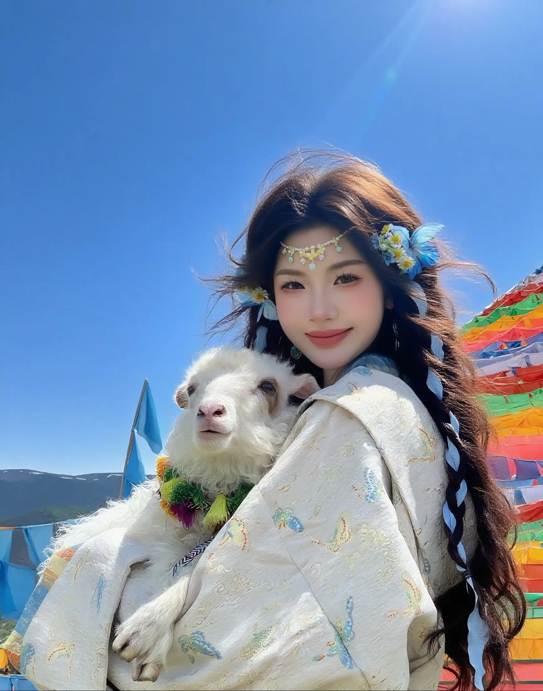 我出不去神山了 你带一支格桑花走吧！