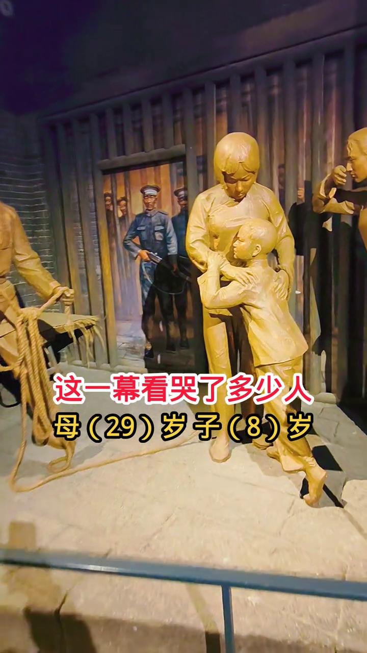 这一幕看哭了多少人？
母(29)岁，子(8)岁。