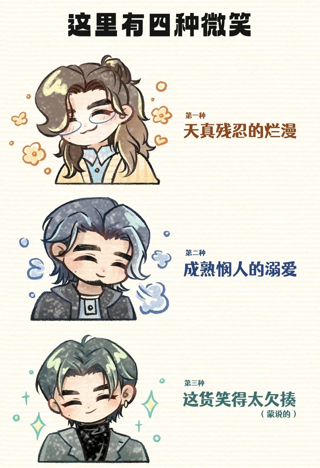 这里有四种微笑
最近有点乍暖还寒…^_^💦
改梗图的～
捕风追影 旺角卡蒙 熙