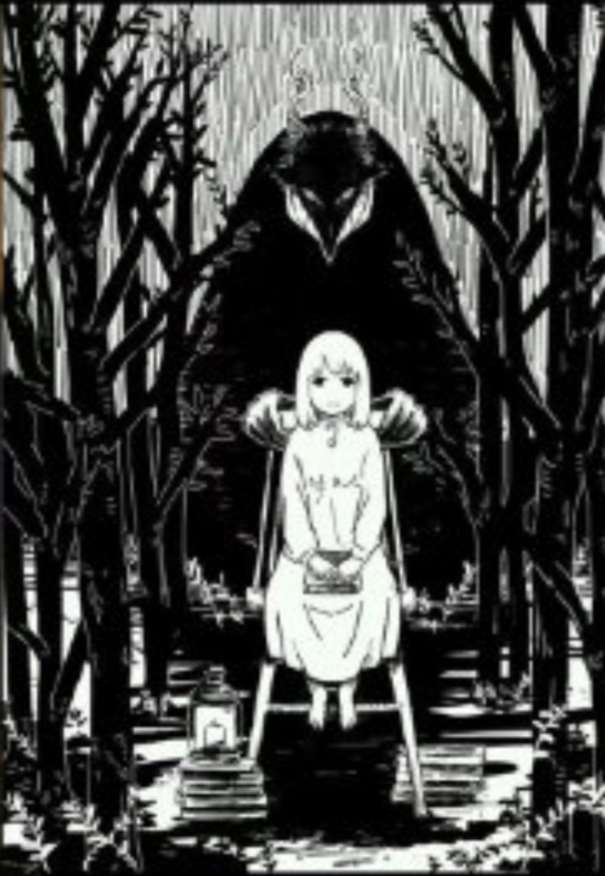 第五人格梦之女巫  梦之女巫的原型设计思路参考之一源于一个动漫《The girl