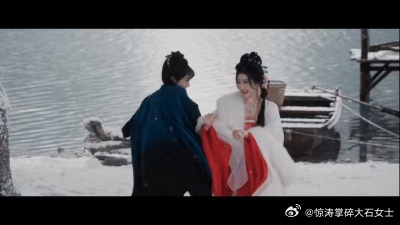 田曦薇本体跑出来了樊长玉被田曦薇顶号了 导演说打雪仗是自由发挥，怪不得那么开心，
