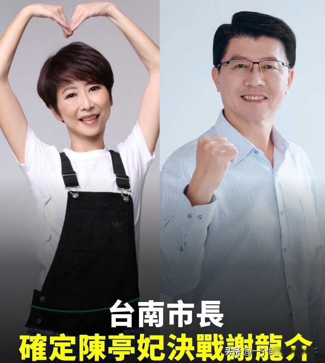 郭正亮预测翻车，陈亭妃赢得民进党台南市长初选！首位非赖系出线！
今天中午，民进党
