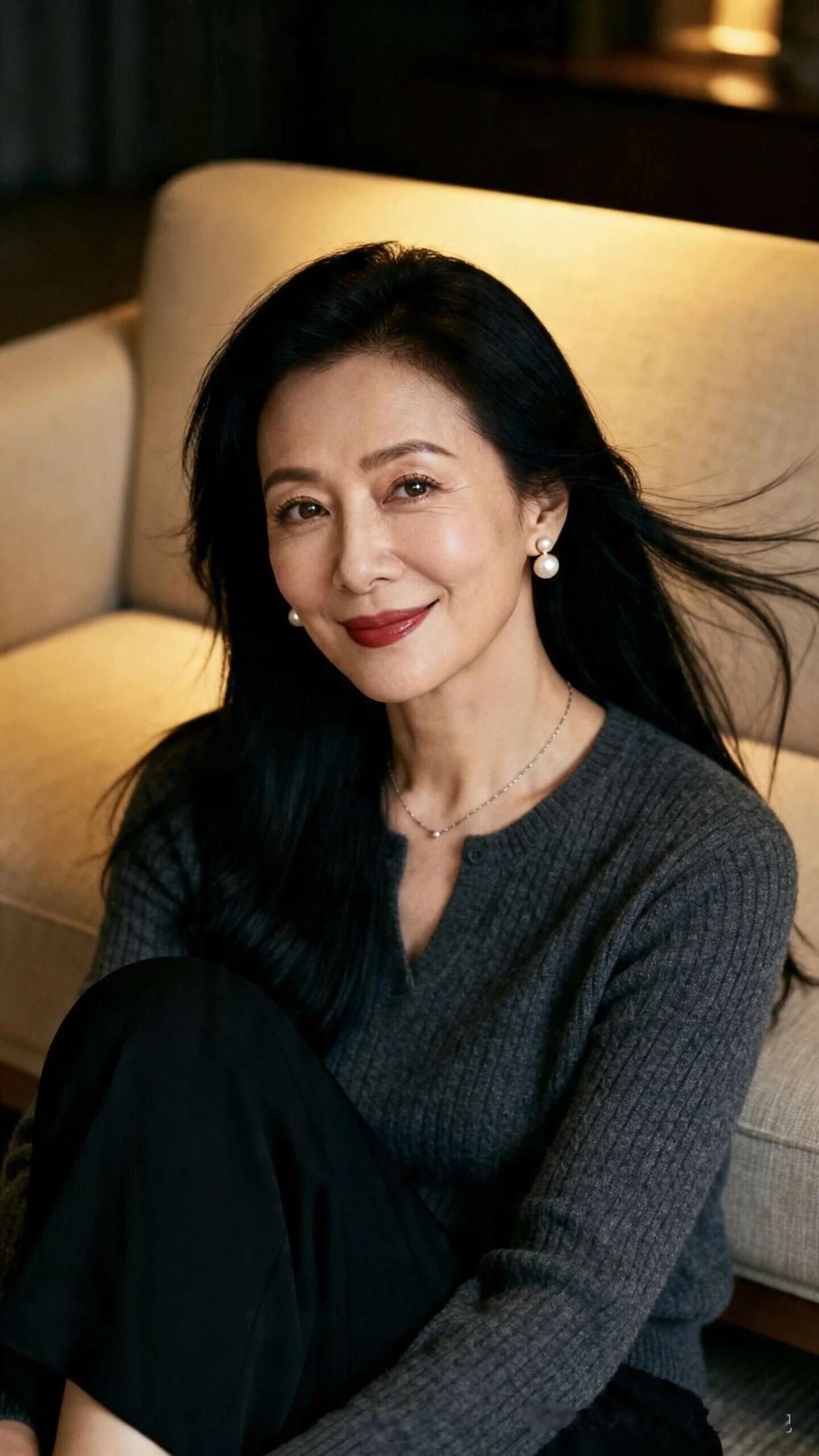 中年妇女的温柔，是衣服和气质一起给的底气
