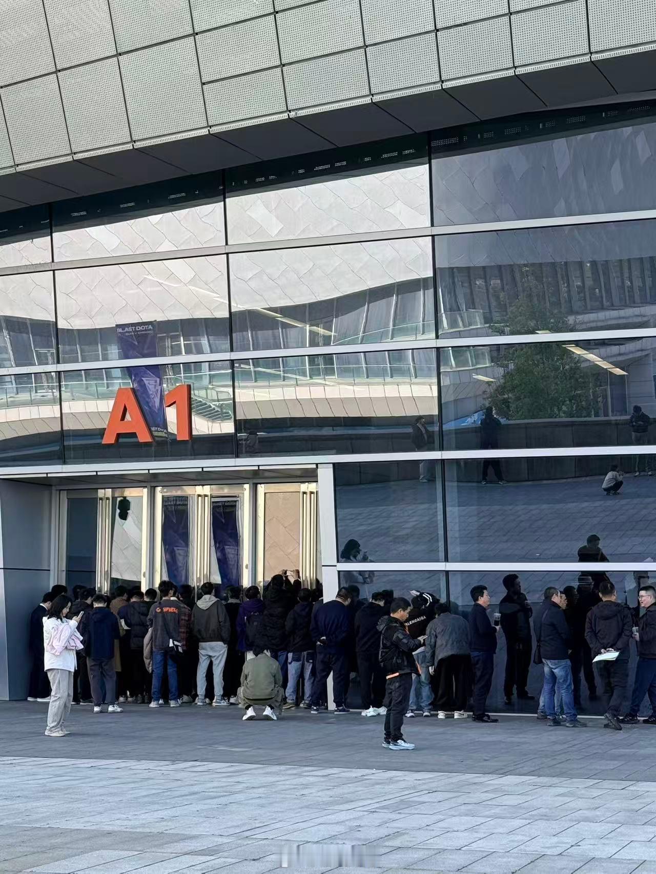 超哥签名会，观众席空了！成都blastdota2DOTA2