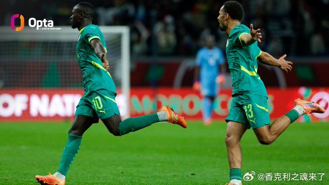 20 - 自萨迪奥·马内在非洲杯完成首秀以来，其直接参与的进球数（11粒进球、9