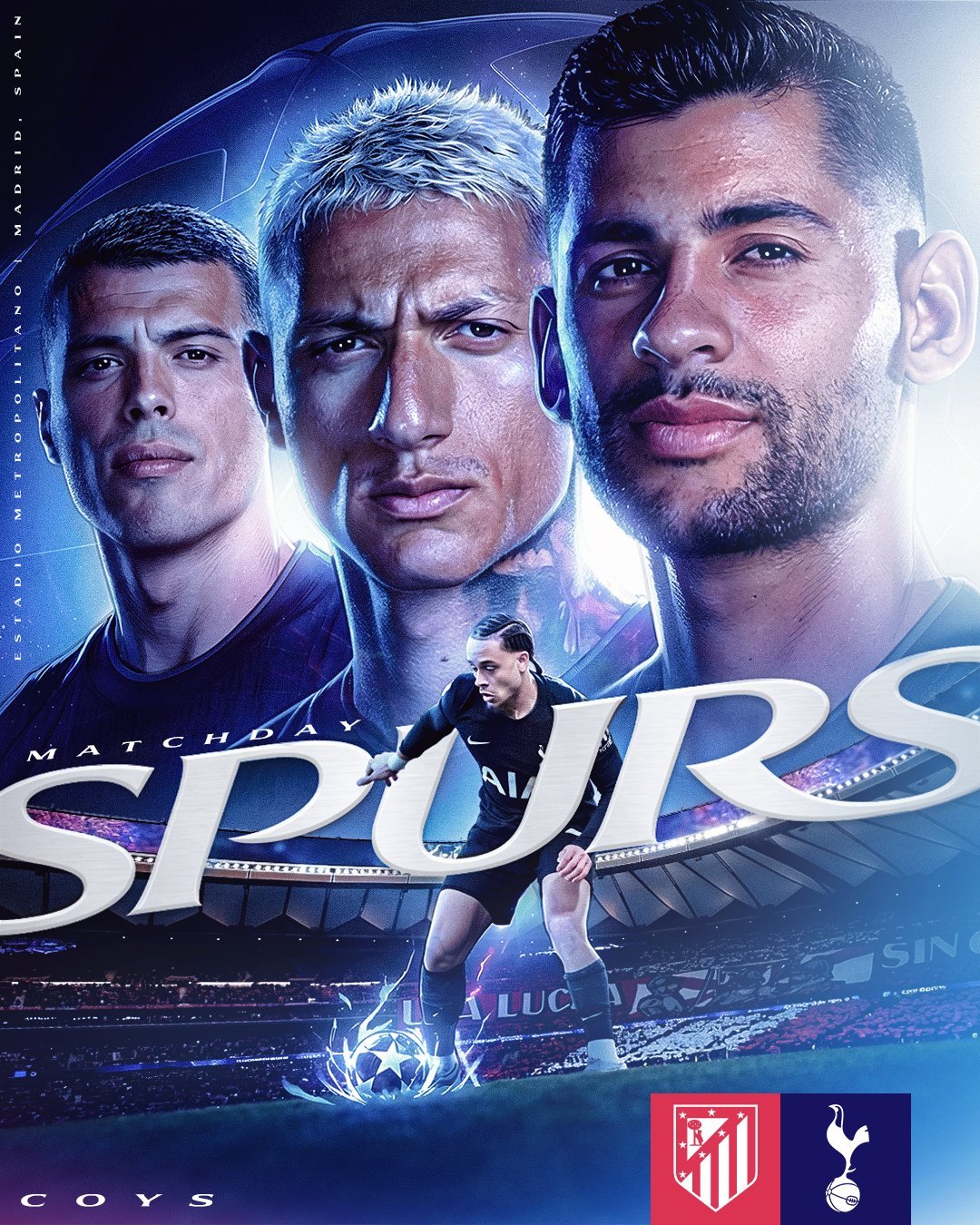 MATCHDAY 🌟🆚 马德里竞技🏟️ 大都会球场🏆 欧冠⏰ 🇨🇳3