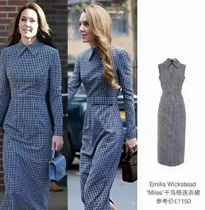 凯特王妃这最近一露面，真是把大家都吓了一跳！
同样一条红格子长裙，三年前穿是优雅