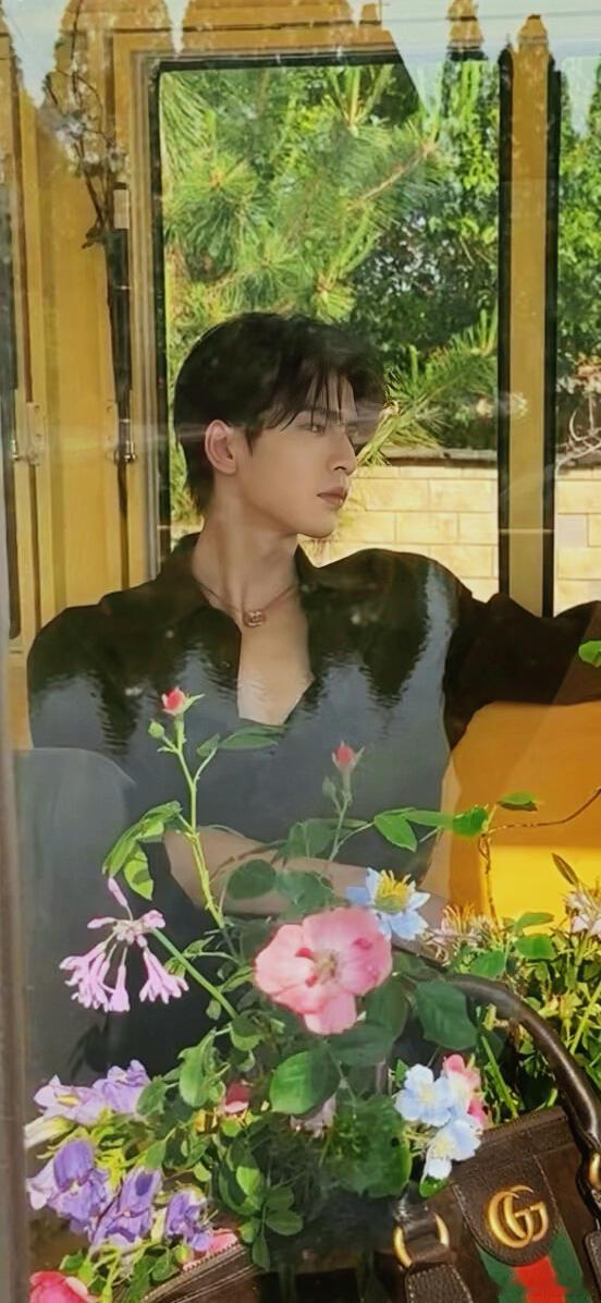 张凌赫  张凌赫- GUCCI｜壁纸02为什么我的香水瓶可以躺在你怀里，而我却不