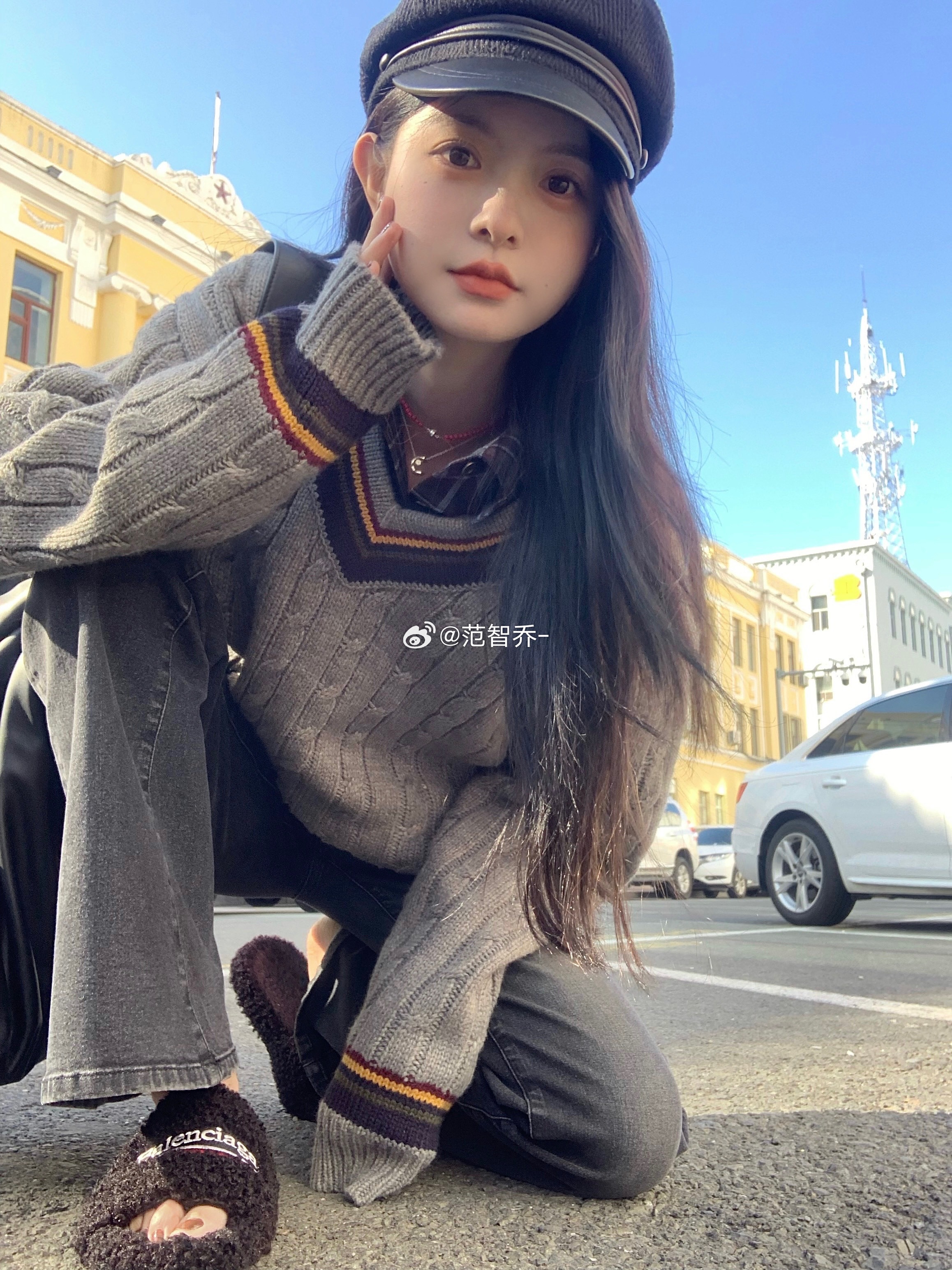 偏爱麻花纹编织的毛衣🦙☁☁捞☝🏻 渗入复古气息的温暖牌毛衣 15羊毛 混纺纱