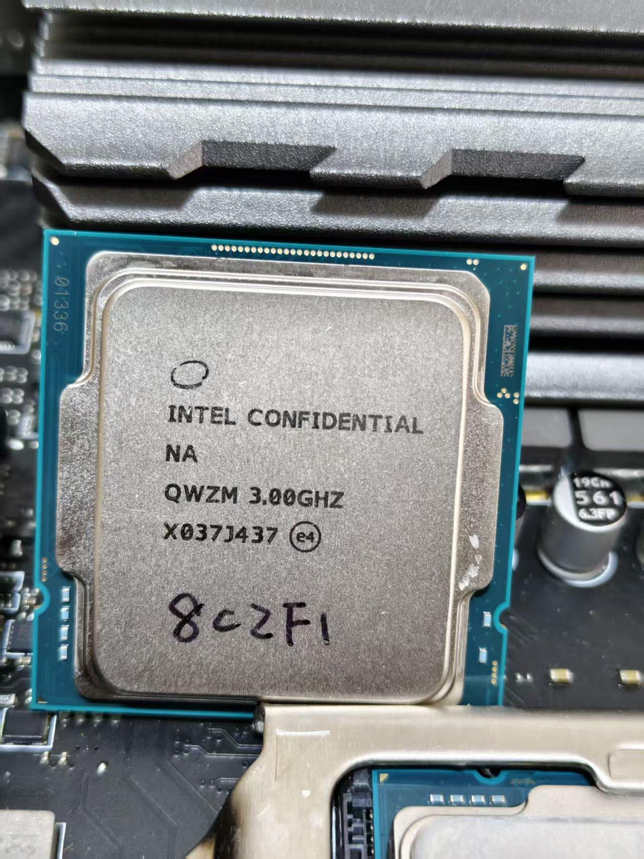 100多元的INEL 11代 E3 E2324G ES 4C4T CPU 处理器