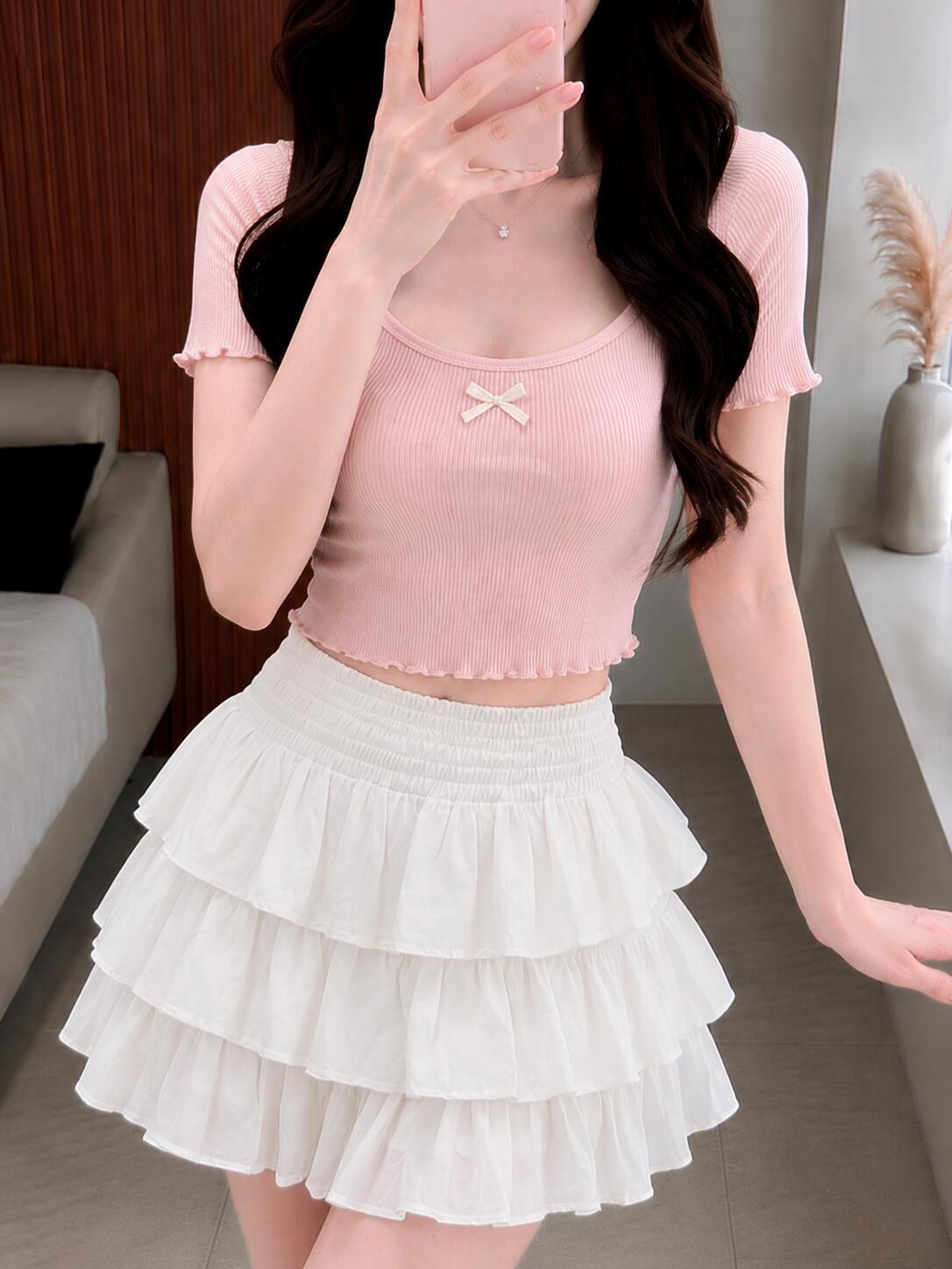 夏日甜美短裙穿搭🌷 