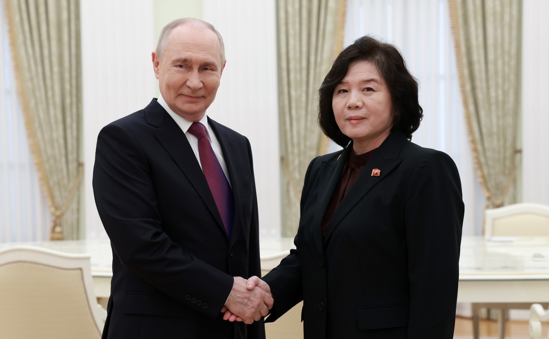 瓦洛佳小朋友  与朝鲜外务相崔善姬的会晤2026年7月19日 18:30莫斯科，