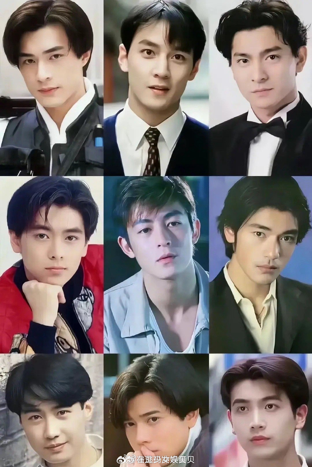 以前的娱乐圈帅哥是硬帅，现在是包装的很帅