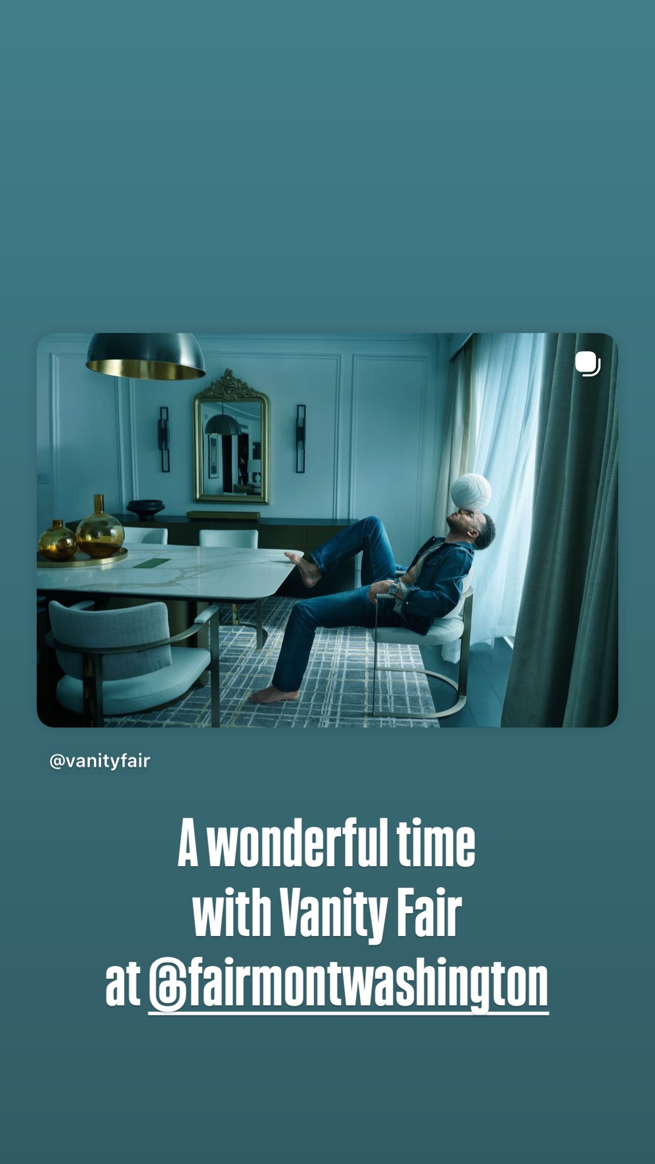 姆巴佩  IG STORY更新：与《名利场》一起度过一段美好的时光A wonde