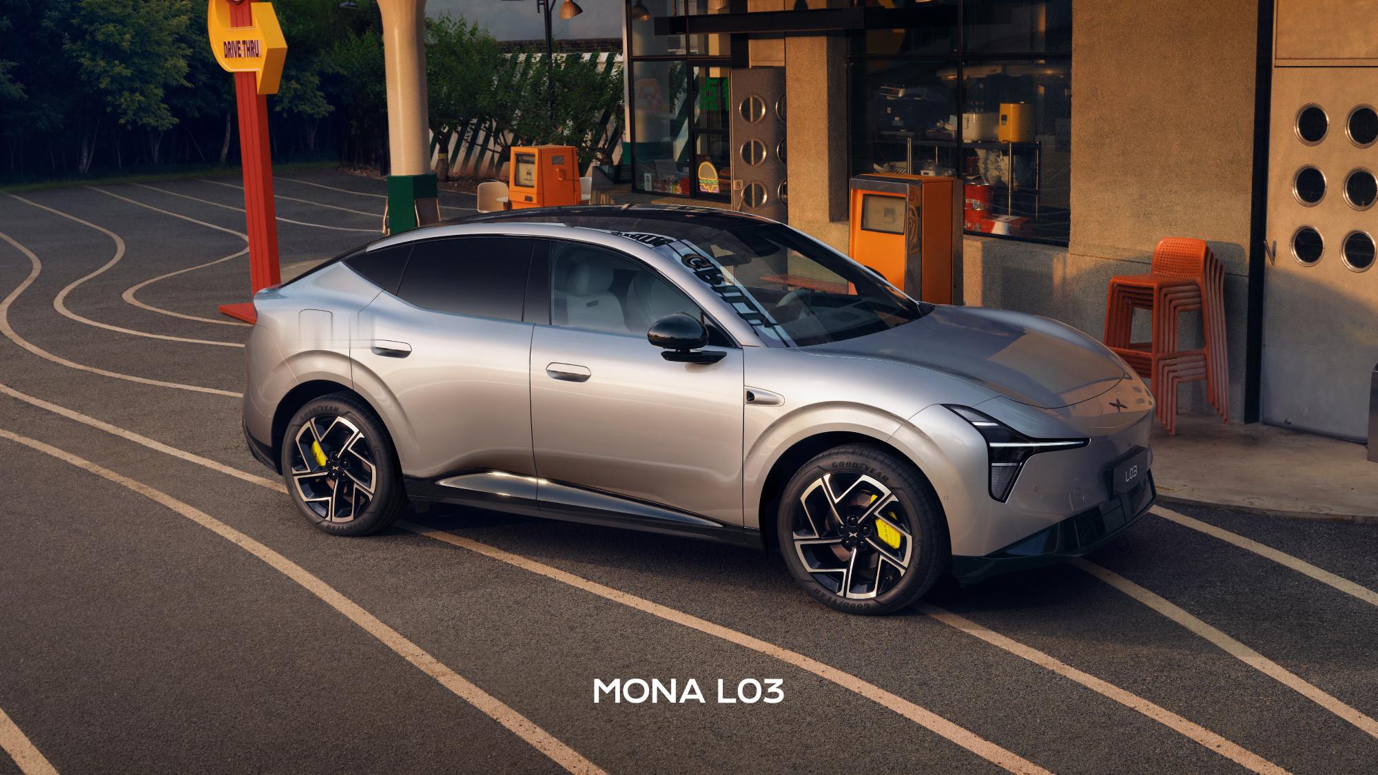 小鹏MONA L03新月银，这个配色真心好看，不止是时尚，更有一种未来感，喜欢！