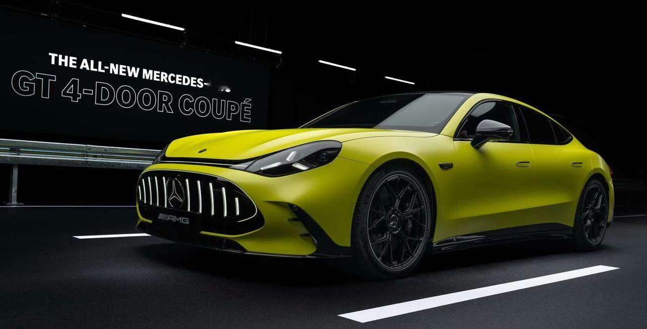 全新AMG GT纯电四门轿跑车来了！零百加速2.1秒
基于AMG GTXX概念车