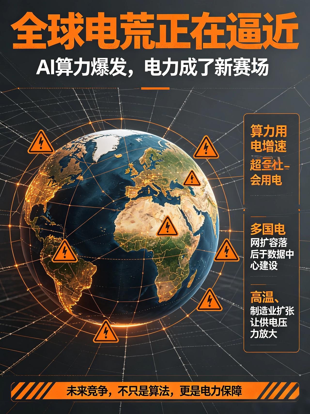 马斯克预言全球电荒，为何中国能独善其身？

2025年中国算力中心用电量达170