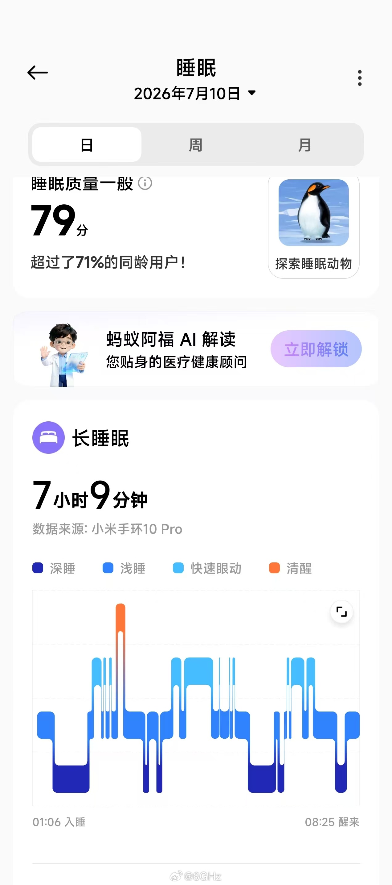 同时佩戴 oppowatchX2 （左手）和小米手环 10pro （右手测睡眠O