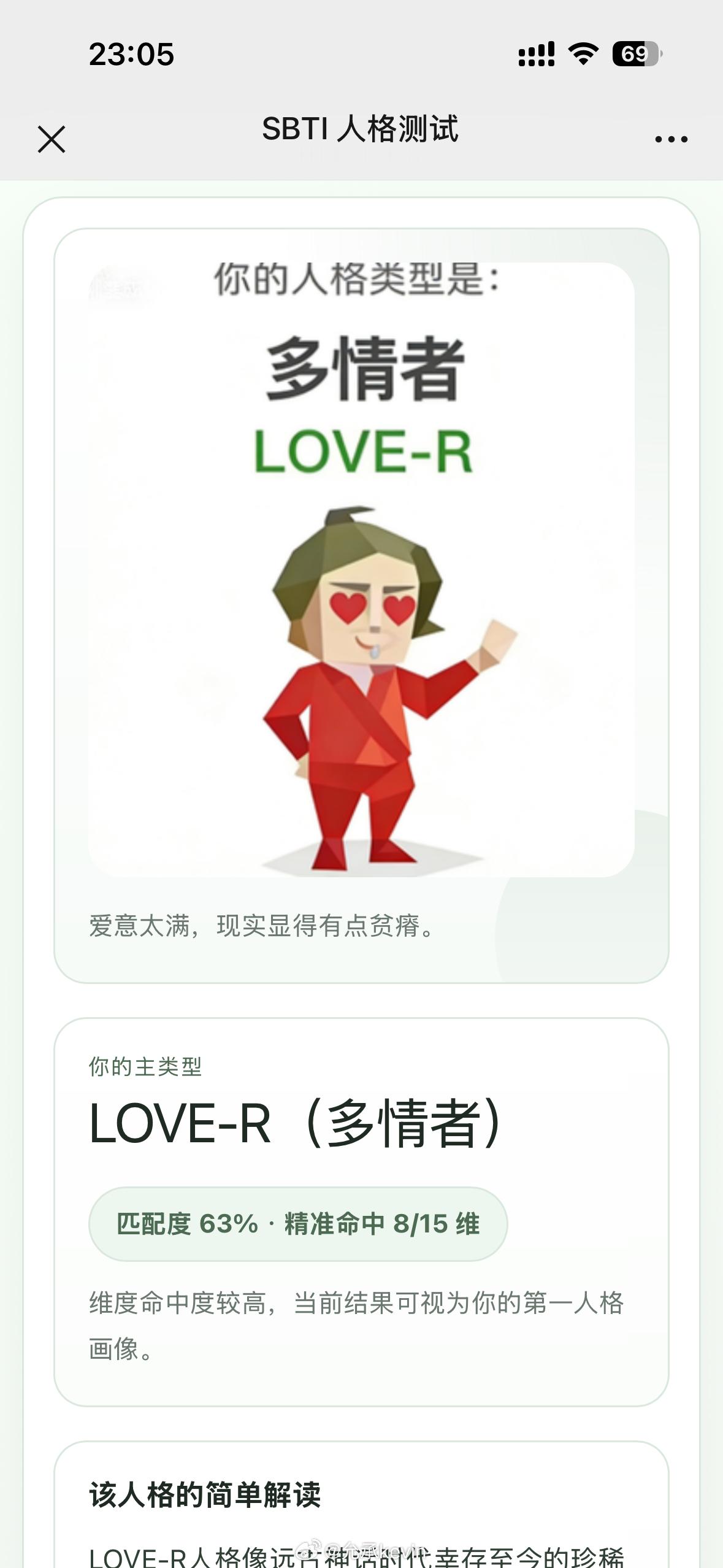 sbti测试者发声终于有个测试，不教我成功，只承认我发疯。 