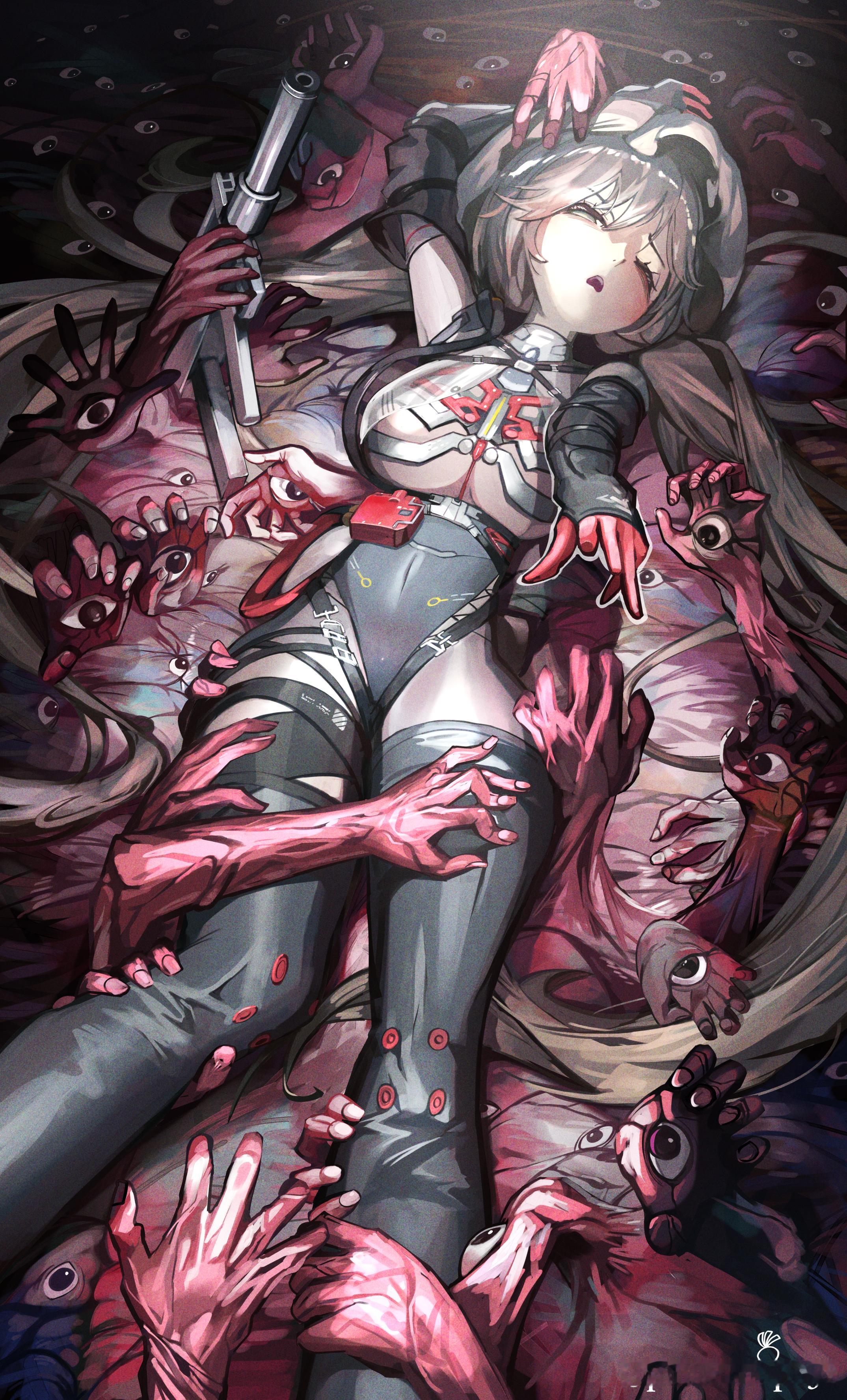 少前2追放[超话]少女前线2:追放 中午好！艾莫号！      图一，图里的黑闪
