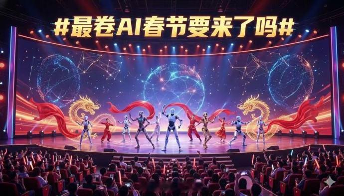 最卷AI春节要来了吗除夕夜，央视春晚×字节火山引擎官宣独家 AI 云进行合作豆包
