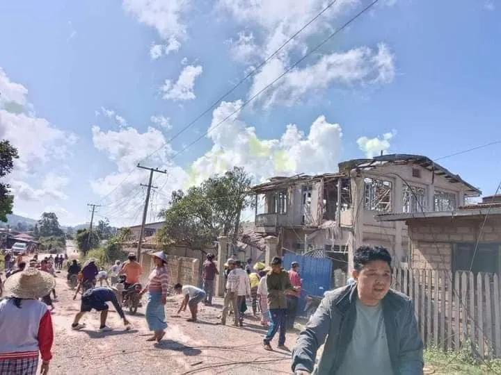 缅甸南兰镇城区 有炮弹掉落爆炸 造成1名老奶奶受伤
缅媒报道，国管委控制的掸邦北