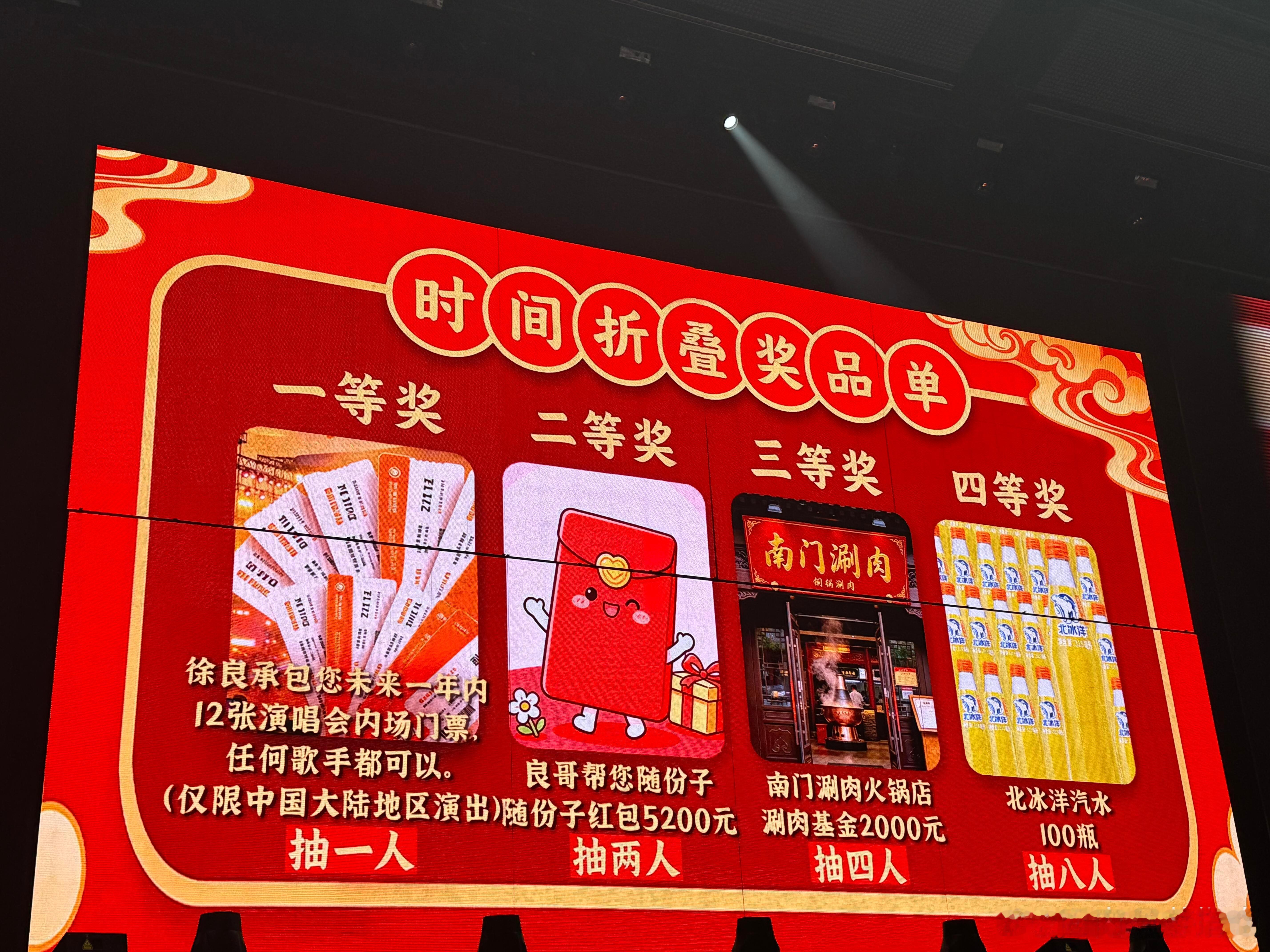 没想到拿到徐良的人脉券了徐良年会一等奖全年任意艺人内场票没想到拿到徐良的人脉券了