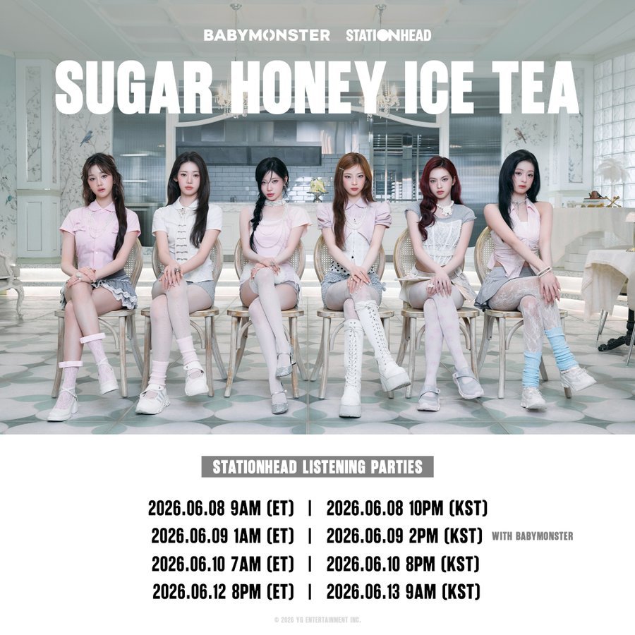 快来加入BABYMONSTER《SUGAR HONEY ICE TEA》在STA