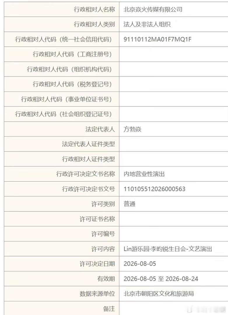 李昀锐生日会定档李昀锐北京生日会获批李昀锐北京生日会定档啦！迫不及待啦