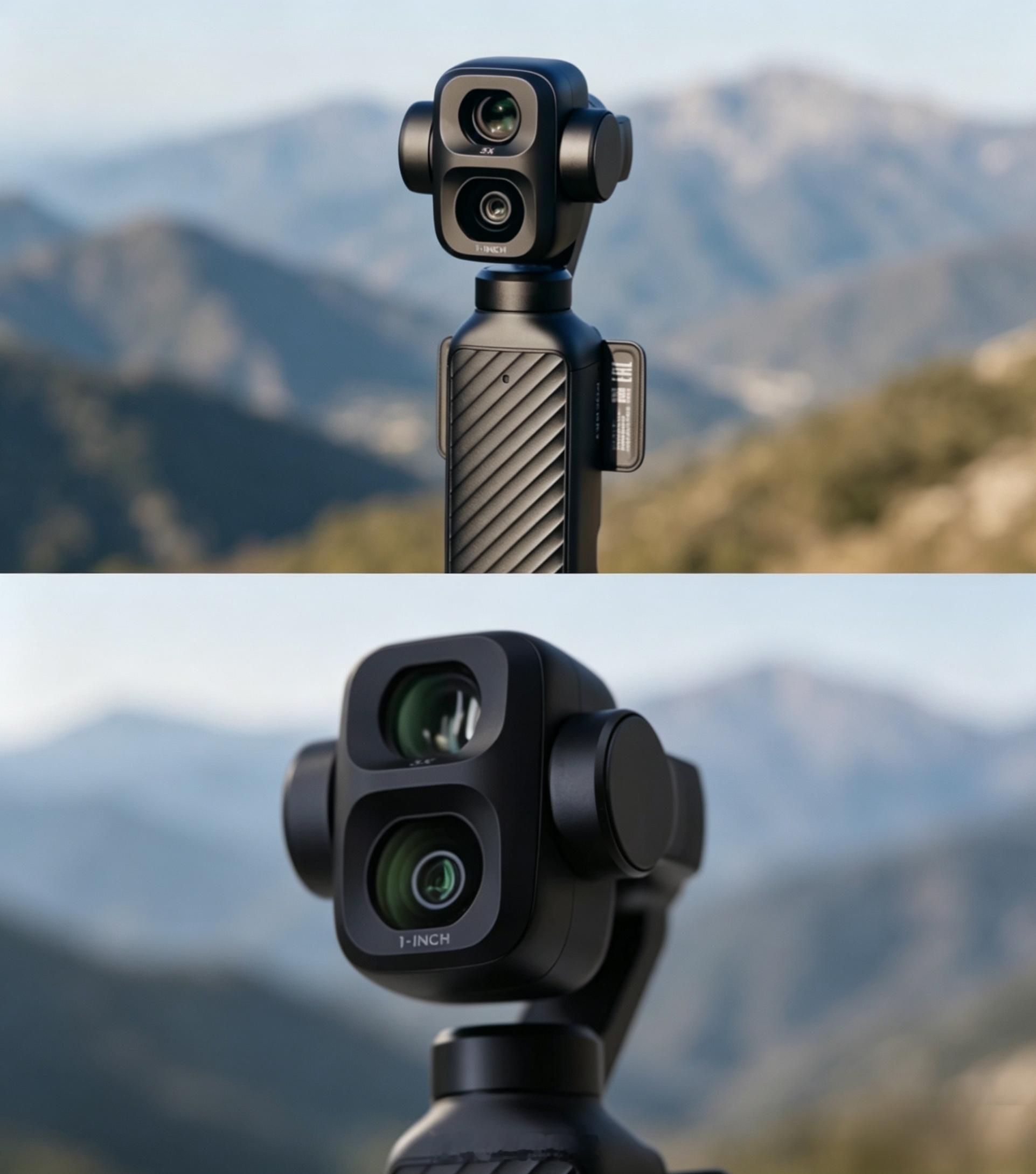 大疆Pocket4P升级了什么 多了一颗的3倍长焦，等效70mm焦段比较均衡，人